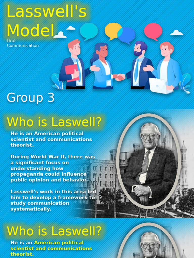 Group 3 oral communication lasswells model pdf