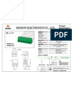Product Specification: DG500-5.08 DG500-5.0