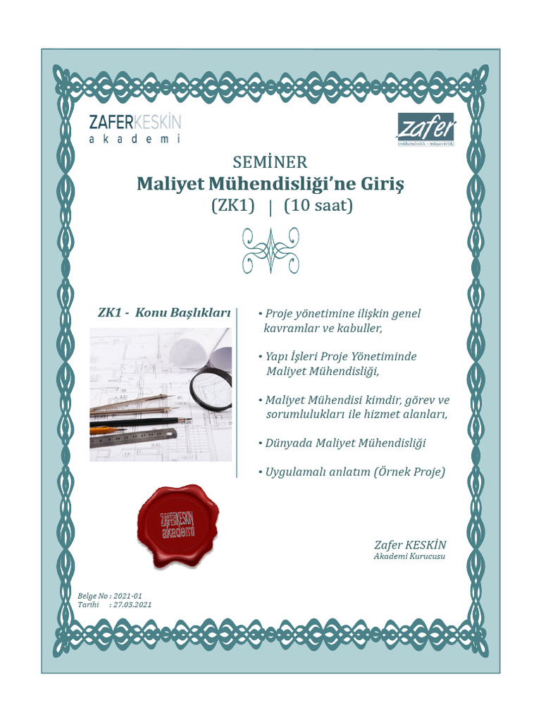 ACA-Ders İçeriği - (A4-Format) | PDF