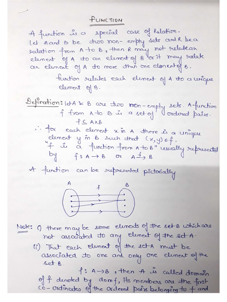 Function Mathematics Introduction | PDF