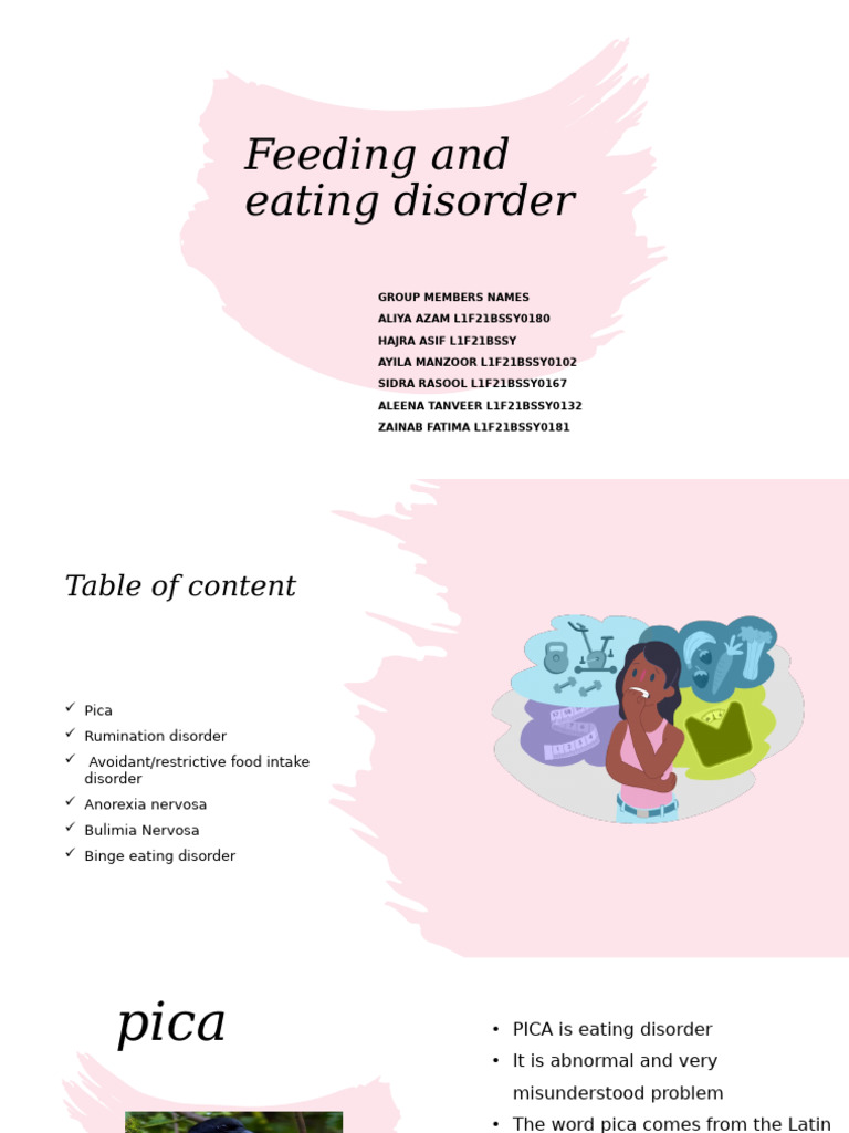 Feeding and Eating Disorder Final | PDF