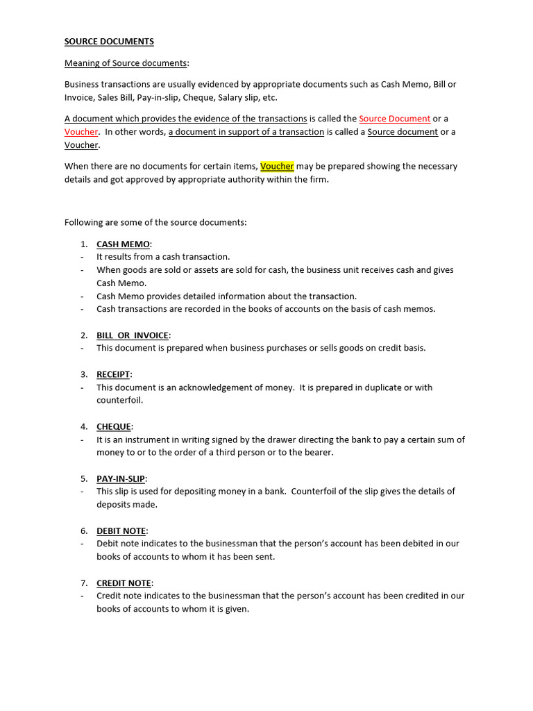 III Source Documents | PDF