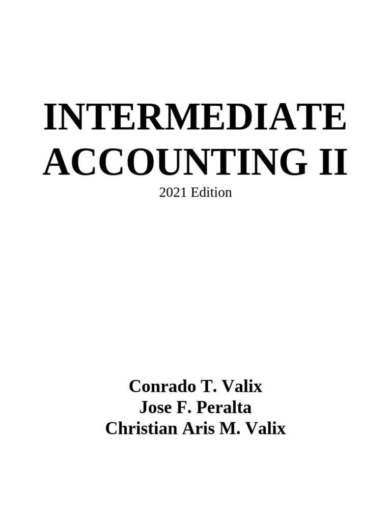 Intermediate Accounting Ii Pdf