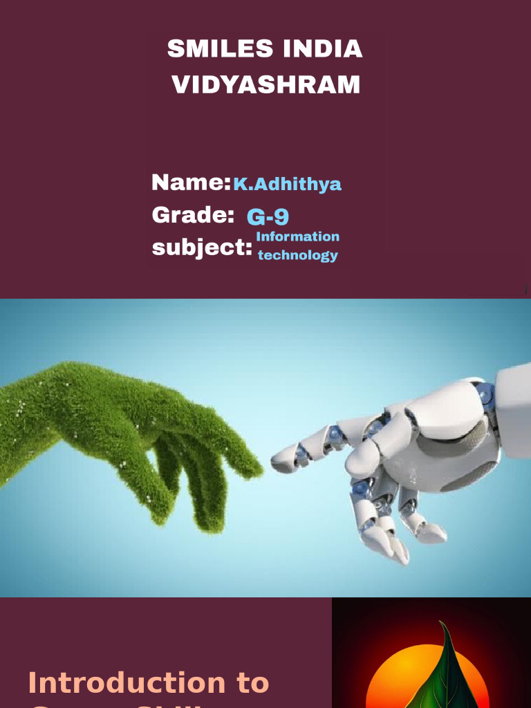 Introduction To Green Skills | PDF