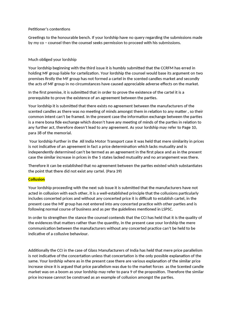 Appelant Contentions | PDF