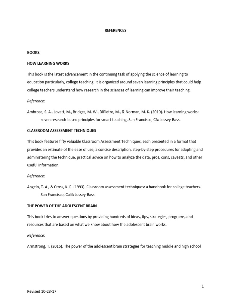Book Referencing Original | PDF | Mentorship | Teachers