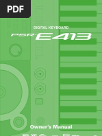 Download Yamaha PSR-E413 Manual Eng by Dick Snider SN77941477 doc pdf