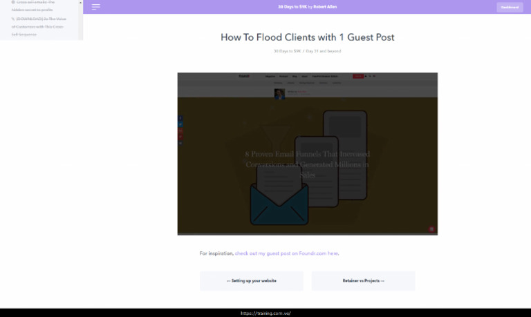 #13040 - 'How To Flood Clients With 1 Guest Post' | PDF