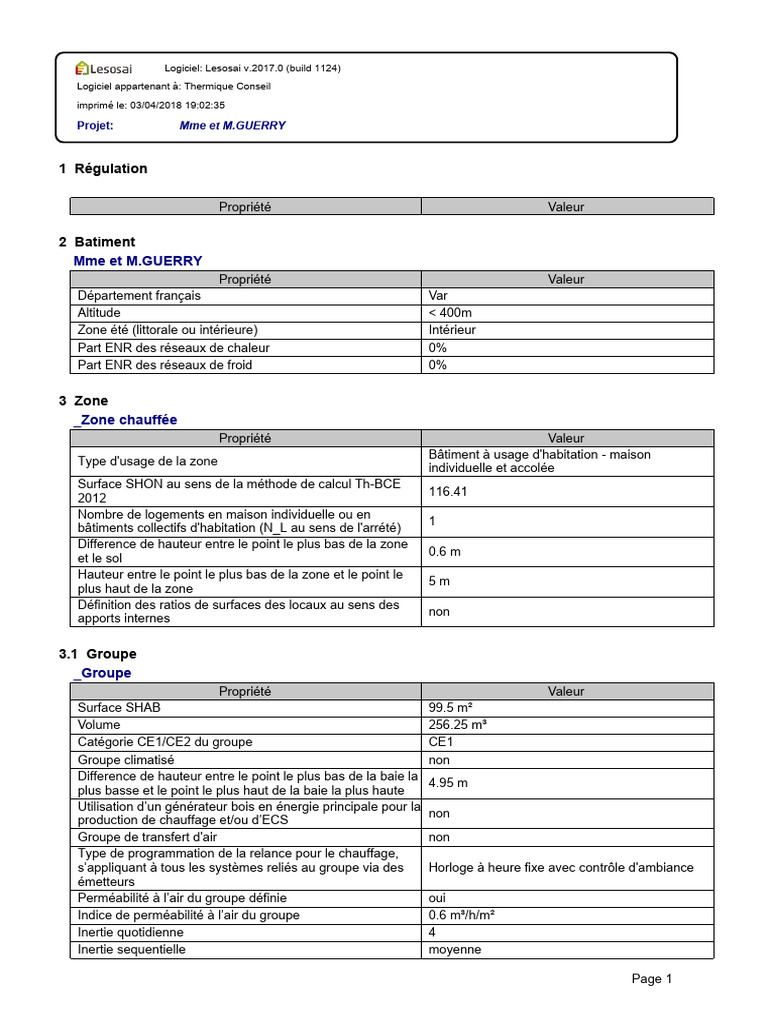 Analyse technique de l'habitation Guerry | PDF