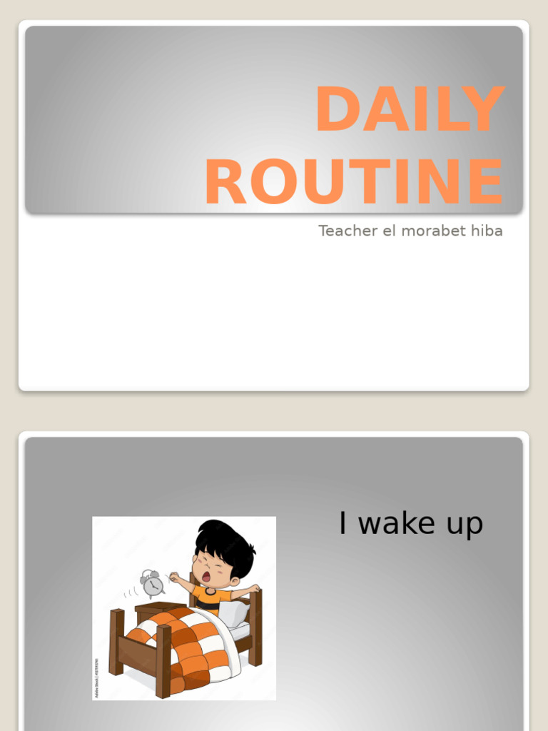 Daily Routine 1 | PDF