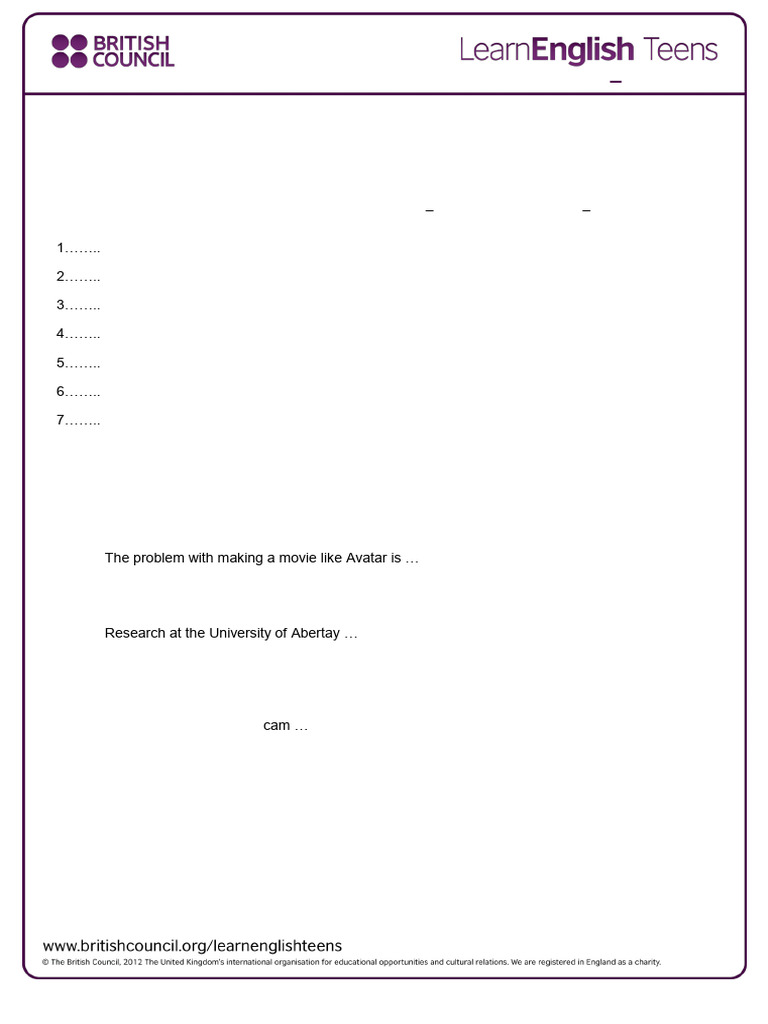 3d Movie Tool Exercises Pdf