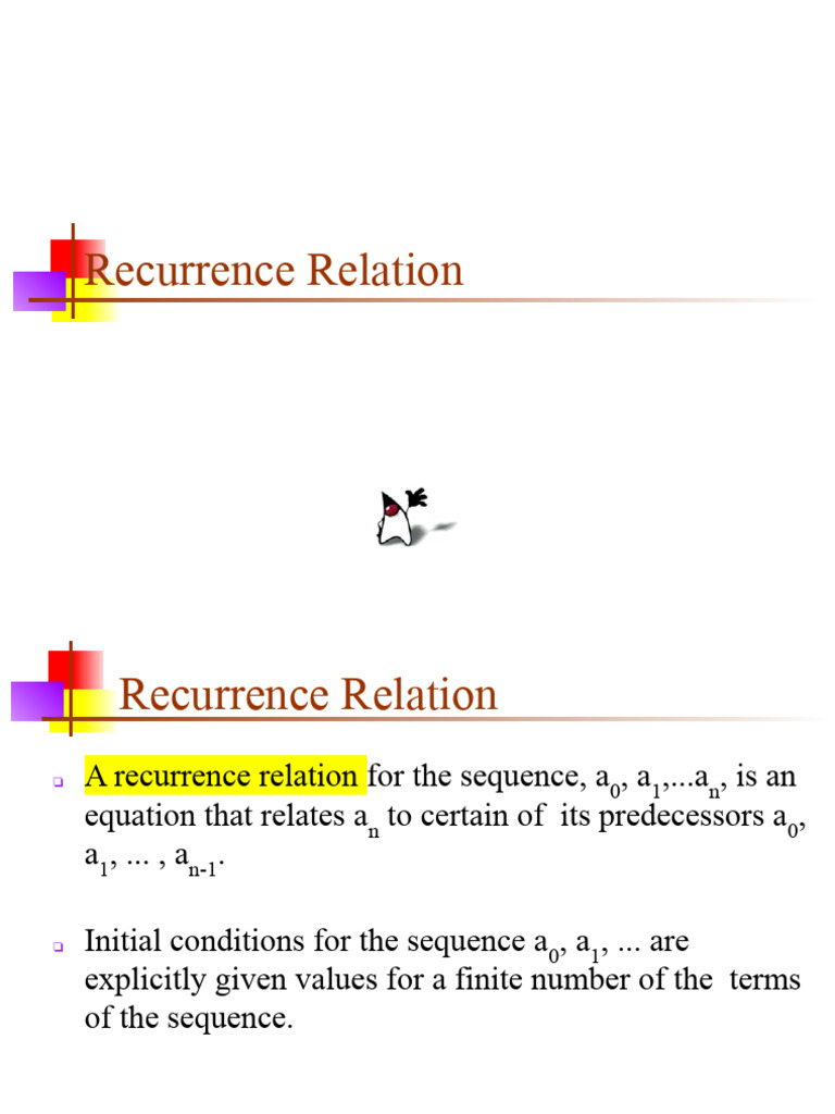 06-Recurrence Relation | PDF