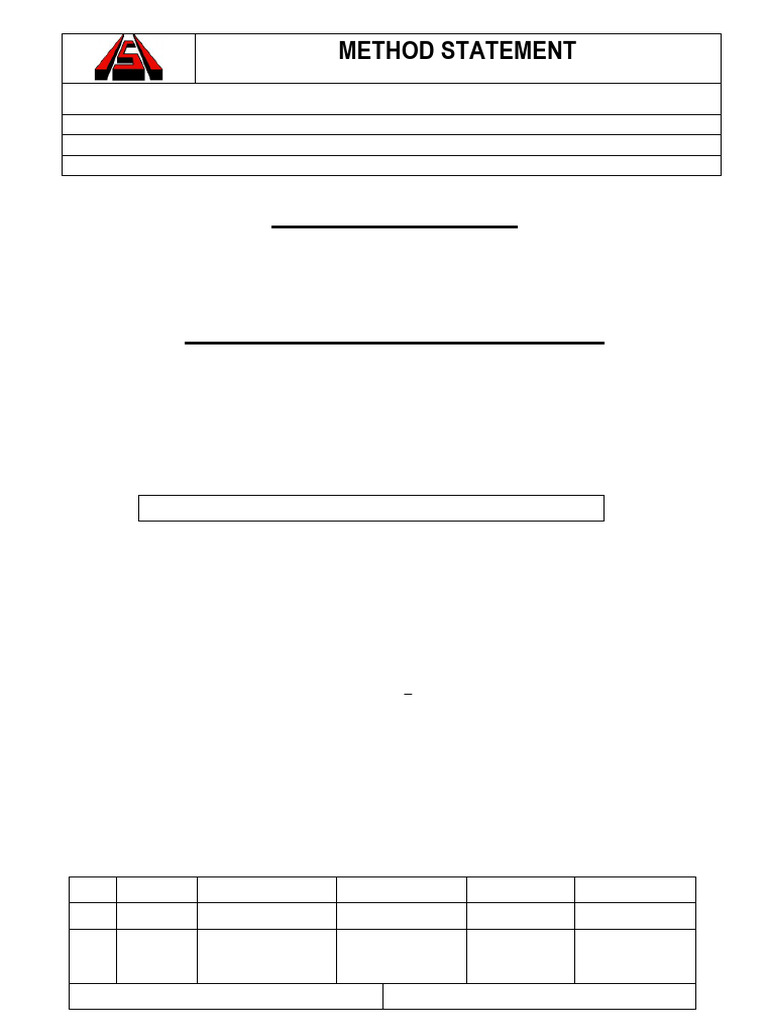 Method Statement of Pier and Pier Cap-R0 | PDF