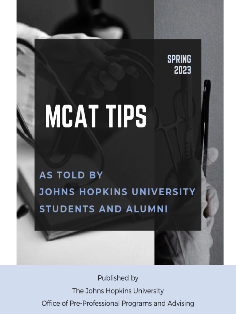 Mcat Tips 4 | PDF