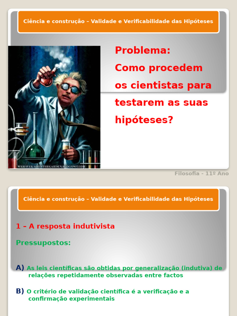 Como Procedem Os Cientistas | PDF