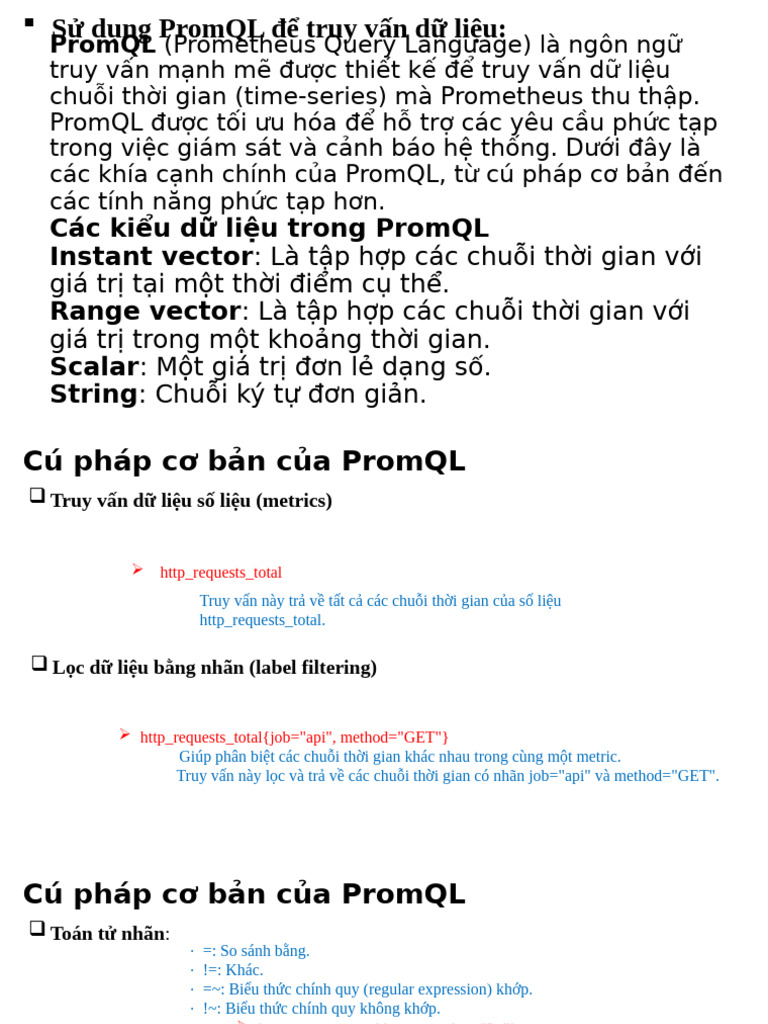 C.4 PromQL | PDF