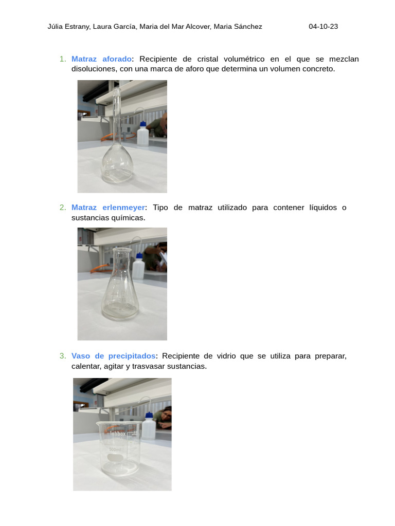 Definiciones Material Lab Bien + Fotos | PDF