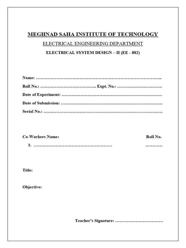 Lab Copy Format | PDF