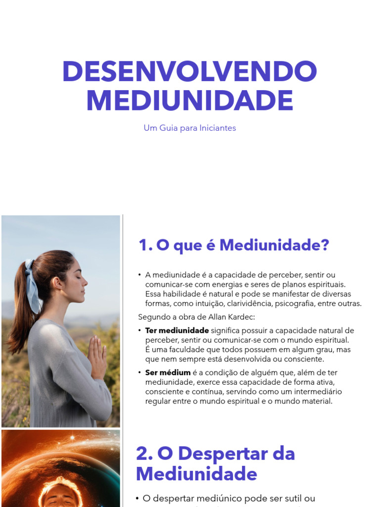 01 Desenvolvendo Mediunidade 1 | PDF