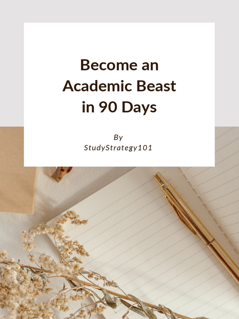 90 Days Academic Comeback Pdf