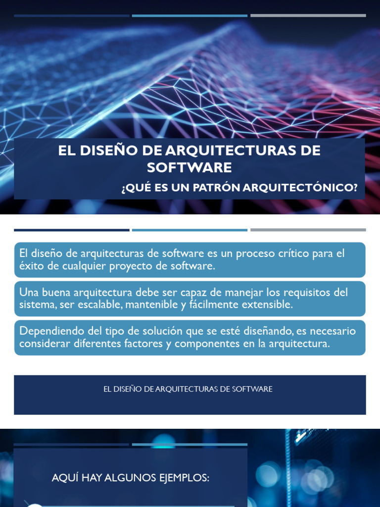 El Diseñoo de Arquitecturas de Software - Semana 4 | PDF