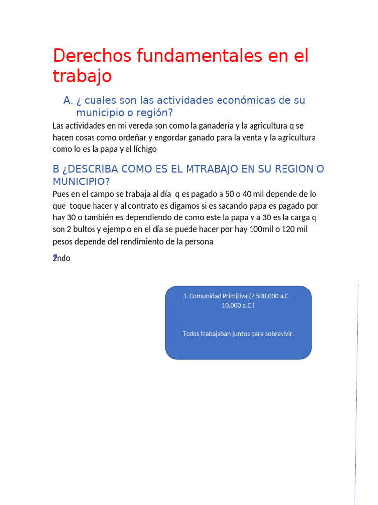 Derechos Fundamentales en El Trabajo | PDF