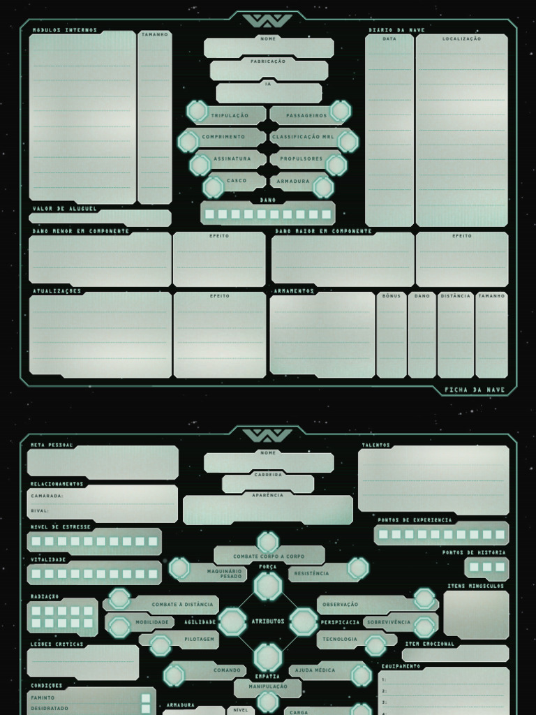 Ficha de Alien RPG | PDF
