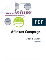 Affinium Campaign 64 Bookshelf