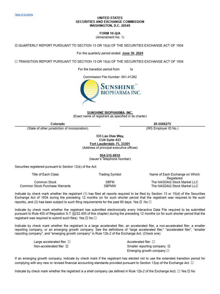 SBFM - 10qa 6 30 24 | PDF