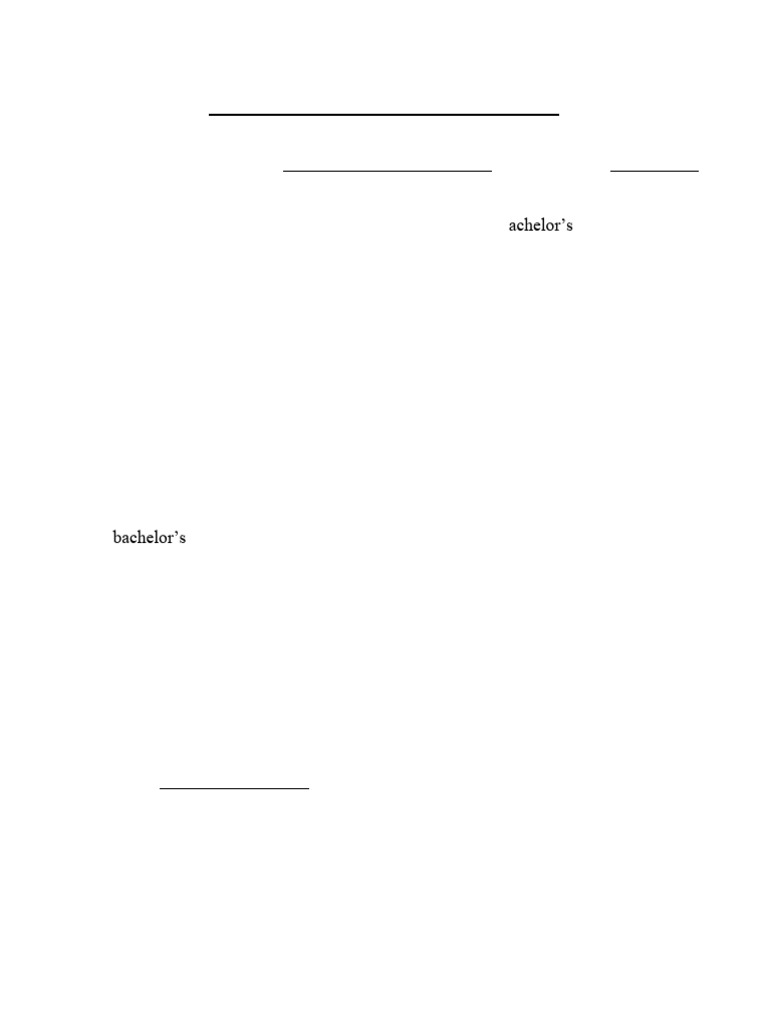 Self Declaration Certificate | PDF