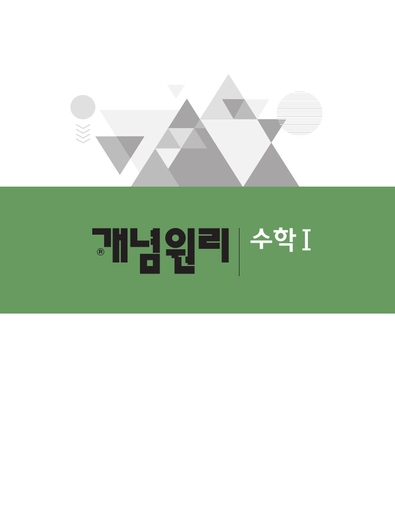 수1 개념원리 | PDF