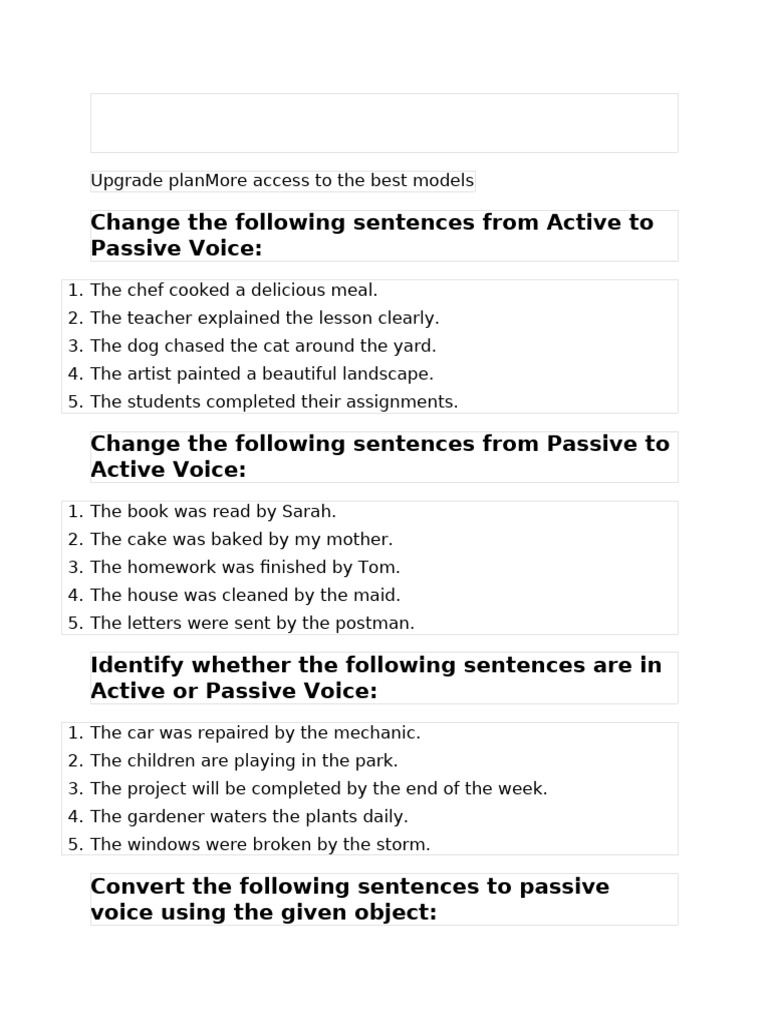 Active Passive | PDF