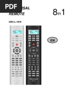 Download URC-L-1870 Remote Control Codes by cillian_mcgrath SN77949938 doc pdf
