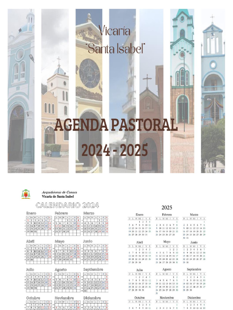 Agenda Pastoral 2024-2025 Vicarial-1 | PDF