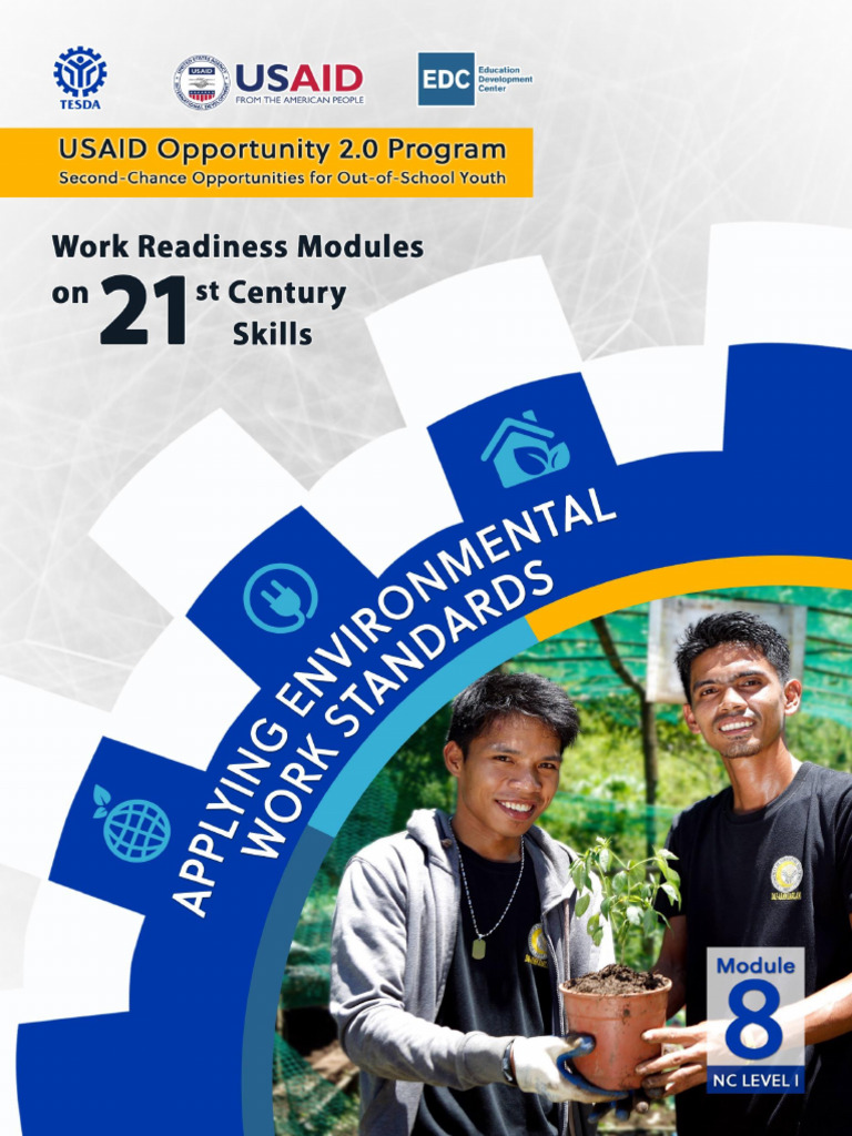 Module 8 - NC I - Applying Environment Work Standards FINAL | PDF