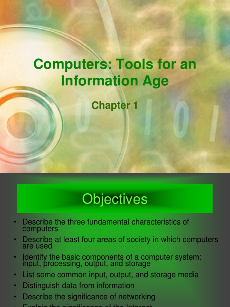 Computers: Tools For An Information Age | PDF | Computer Data Storage ...