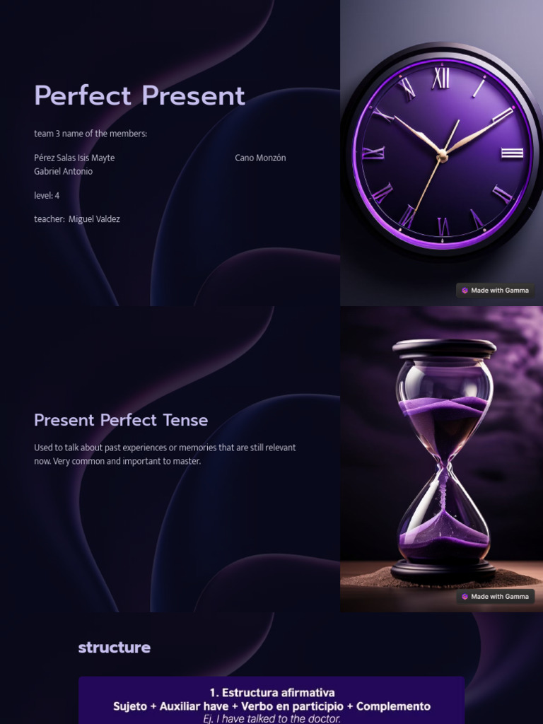 Perfect Present | PDF