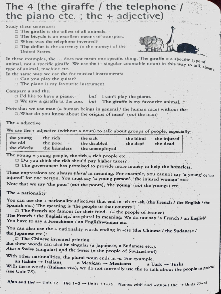 A-The Giraffe | PDF