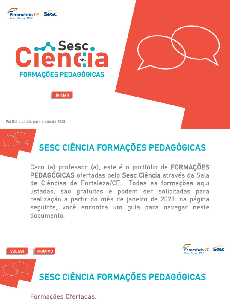 Portfólio de Formações 2023 | PDF