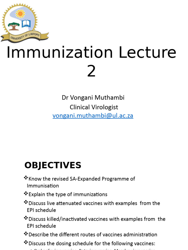 Overview of Immunization Practices | PDF | Vaccines | Science & Mathematics