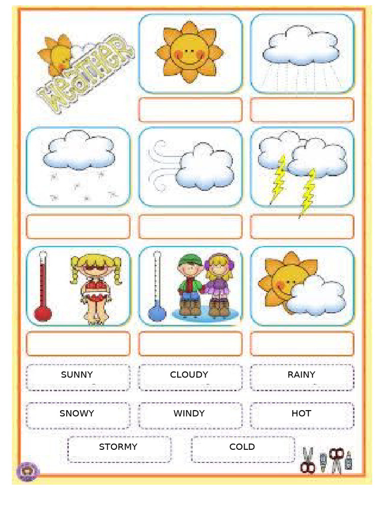 Ho Weather Cut and Paste | PDF