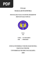 Download STATISTIK DESKRIPTIF MENGGUNAKAN SPSS 16 by Soegie SN7795547 doc pdf