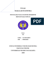 Statistik Deskriptif Menggunakan SPSS 16