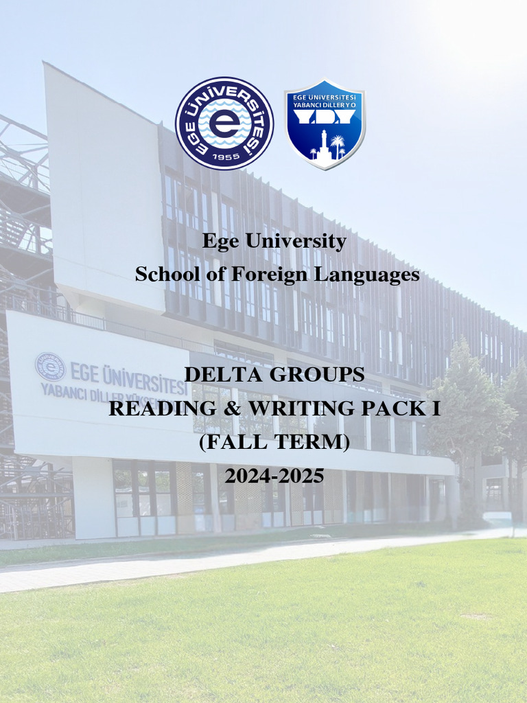 Delta Reading & Writing Pack I - Fall - SC | PDF