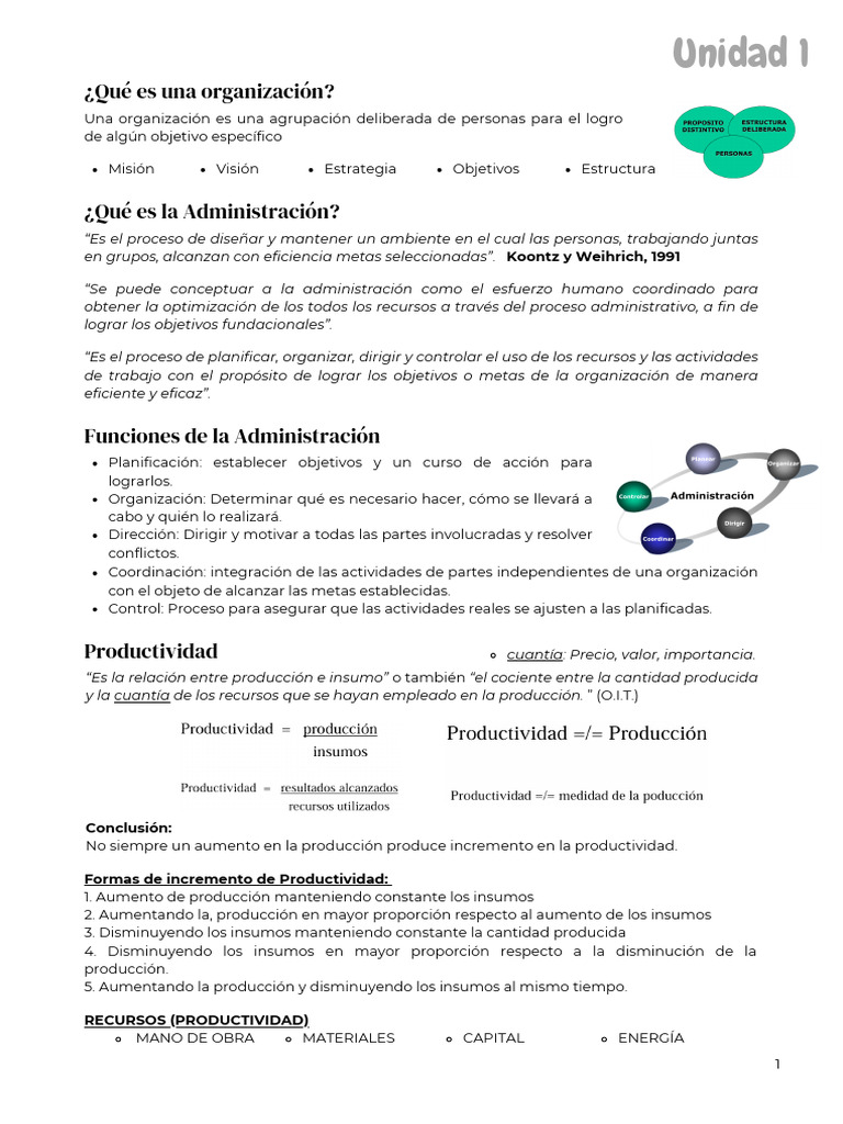 Admin 2 U1 | PDF
