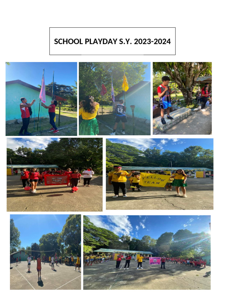 School Playday Pdf