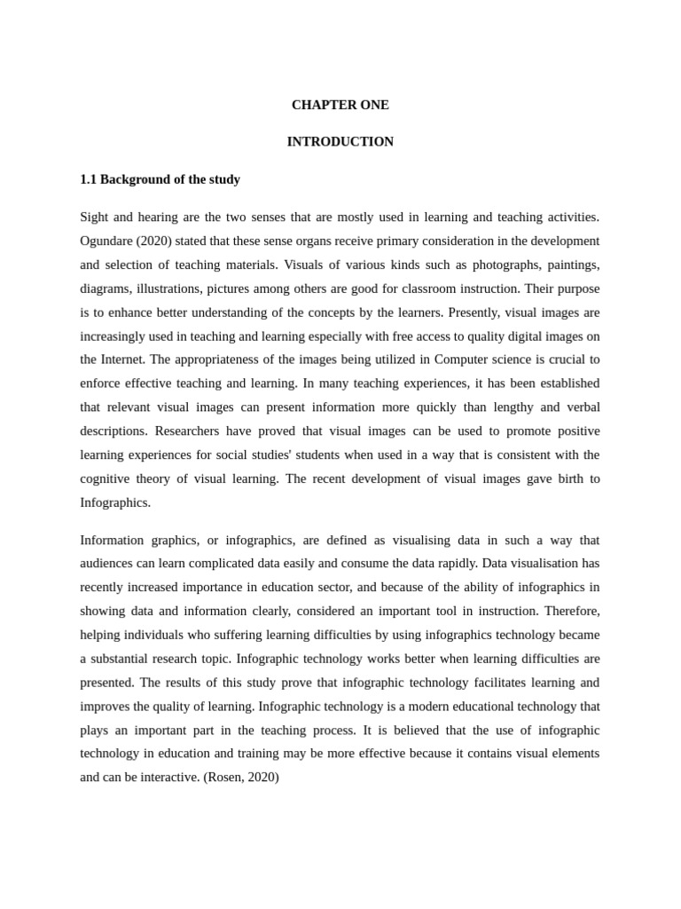 Chapter One | PDF