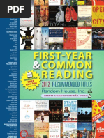 Download First-Year  Common Reading 2012 Catalog by RandomHouseAcademic SN77957605 doc pdf