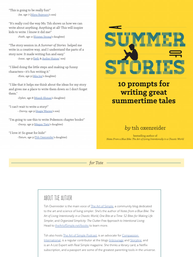 A Summer of Stories | PDF