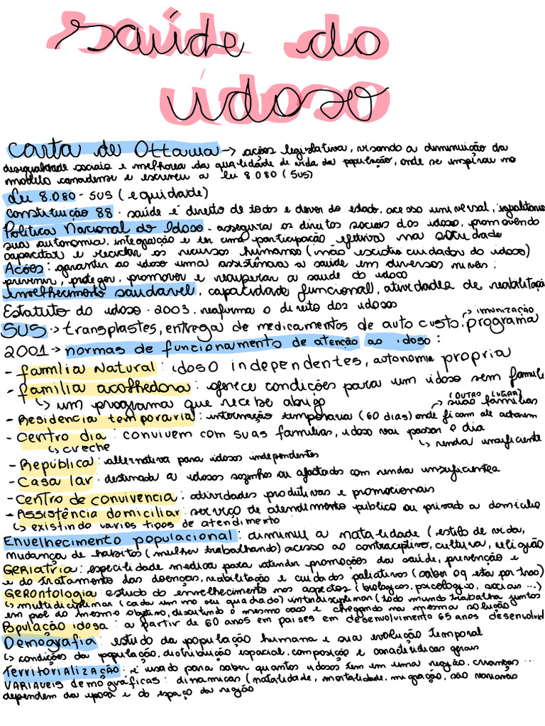 Saude Do Idoso | PDF | Envelhecimento | Terceira idade